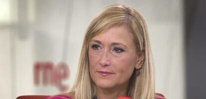 La delegada del Gobierno en Madrid, Crisitina Cifuentes.