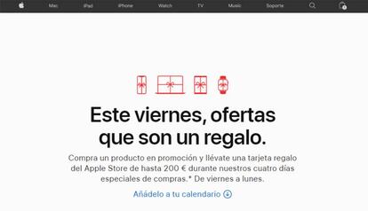 Black Friday en la Apple Store.