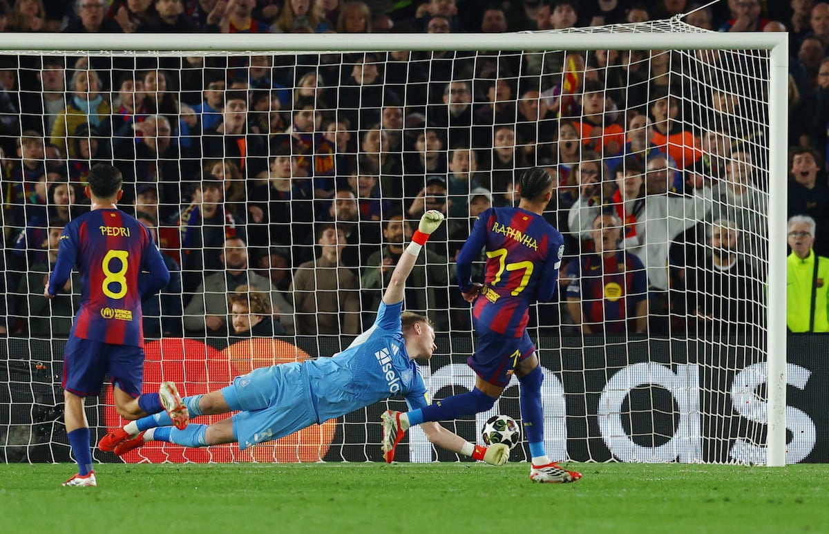 Europa despierta al arrebatador Barça, que golea 7-2 al Newcastle