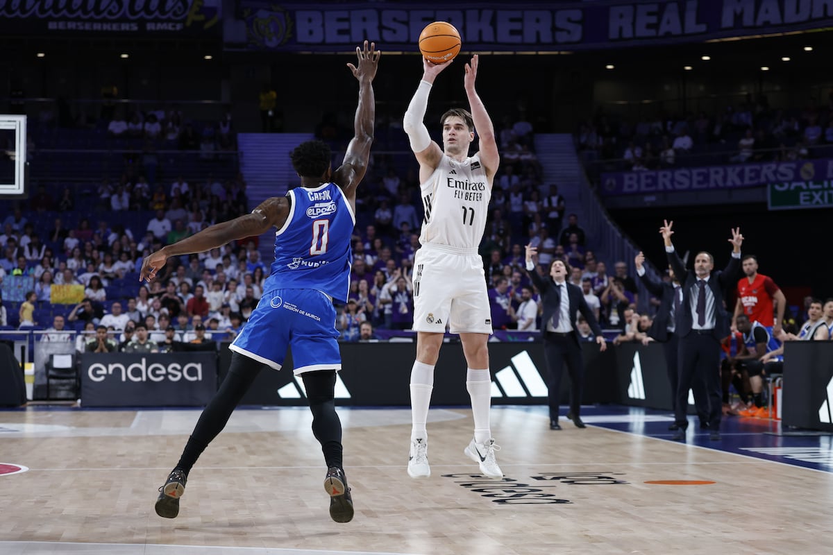 Hezonja lidera al Real Madrid con 53 de valoración y el 131-123 ante UCAM Murcia en un récord histórico de la ACB