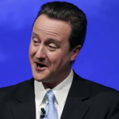 David Cameron, líder del Partido Conservador del Reino Unido.