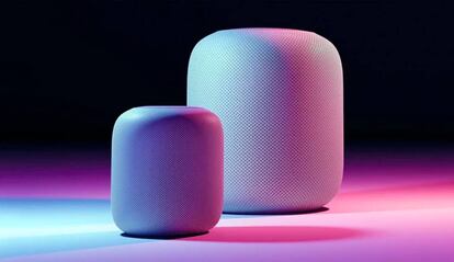 Diseño de concepto de un HomePod Mini.