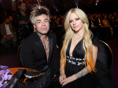 Mod Sun y Avril Lavigne, en la pasada gala de los Grammy.