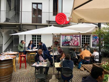 Restaurante Il Bocondivino, semilla y sede de la organización 