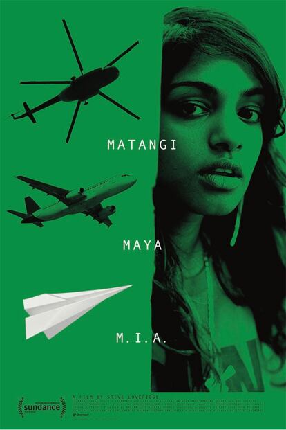 El cartel del documental sobre M.I.A que se estrena este fin de semana.