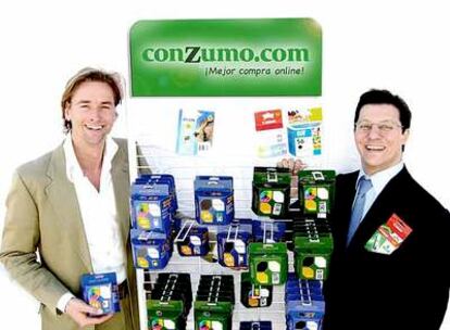 Niklas Gustafson (izquierda) y Eduardo Sánchez.