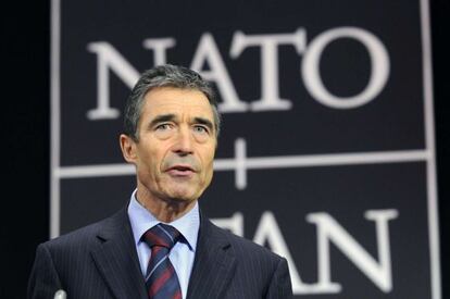 El secretario general de la OTAN, Anders Fogh Rasmussen.