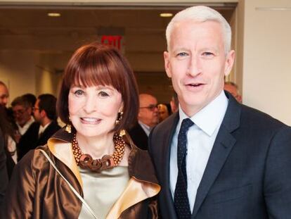 Gloria Vanderbilt, y su hijo, el presentador Anderson Cooper.