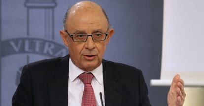 El ministro de Hacienda, Cristóbal Montoro.