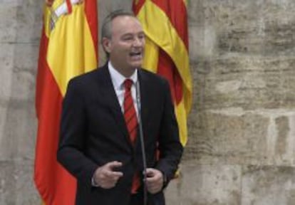 El presidente de la Comunidad Valenciana, Alberto Fabra.