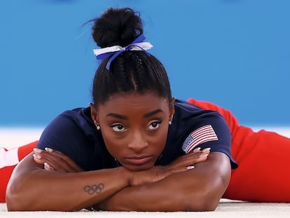 La gimnasta Simone Biles, el pasado mes de agosto en Tokio.