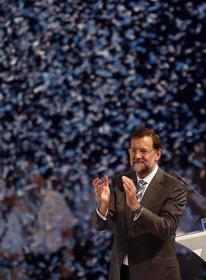 Rajoy, en el congreso de su partido en Valencia.