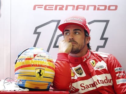 Fernando Alonso, en agosto pasado en B&eacute;lgica.