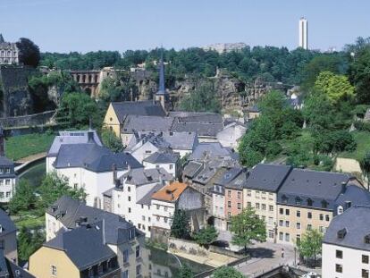 Panor&aacute;mica de la ciudad de Luxemburgo.