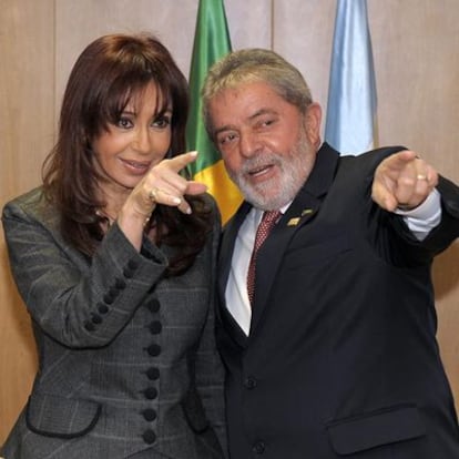 Cristina Fernández y Lula durante una cumbre de Mercosur celebrada el pasado mes de julio