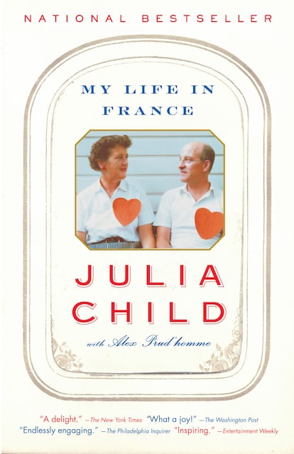 Edición en inglés de My life in France, de Julia Child (Editorial Anchor Books).