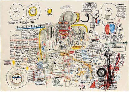 'Untitled (Estrella)' (1985), de Jean -Michel Basquiat