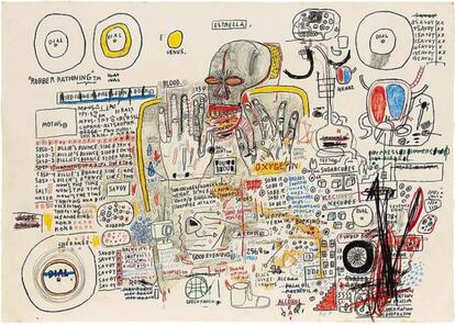 'Untitled (Estrella)' (1985), de Jean -Michel Basquiat