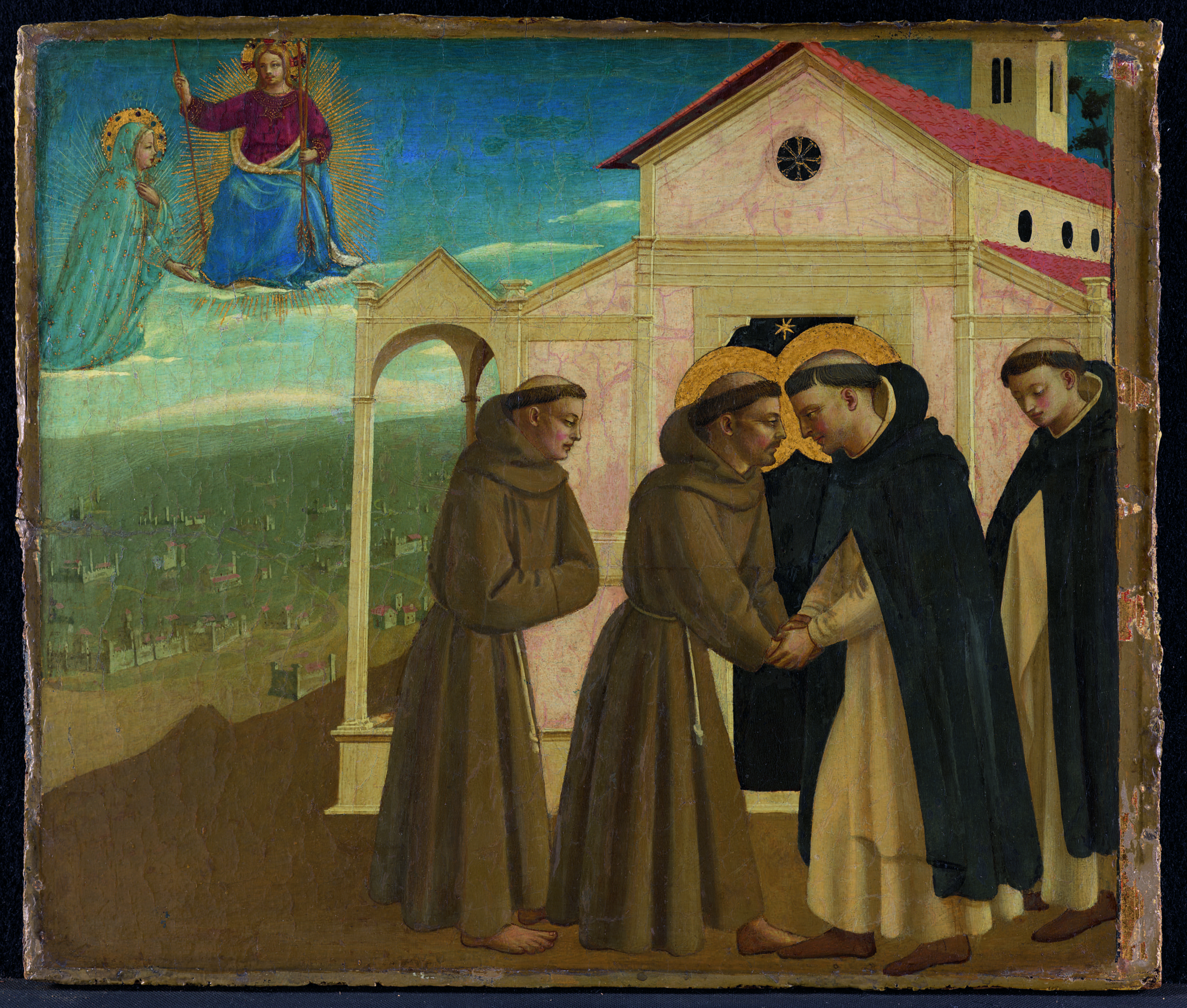 'Tríptico franciscano' (1428-1429), panel de predela obra de Fra Angelico.