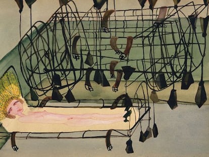&#039;Apassionata&#039;, aquarel&middot;la de Carol Rama, del 1940.