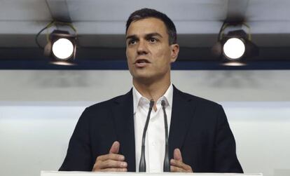 El secretari general del PSOE, Pedro Sánchez.