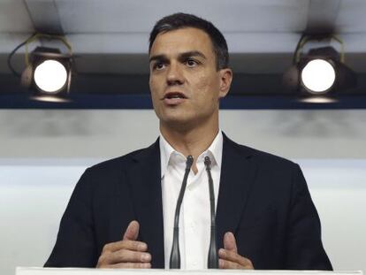 El secretari general del PSOE, Pedro Sánchez.