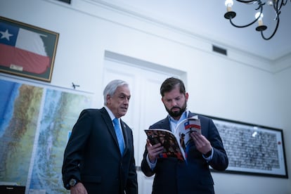 Sebastián Piñera y Gabriel Boric. 50 años del golpe de Estado en Chile