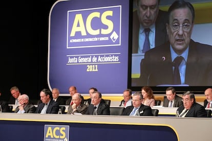 Imagen de la junta de accionistas de ACS