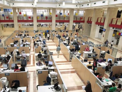 Oficinas de la Agencia Tributaria en Madrid.