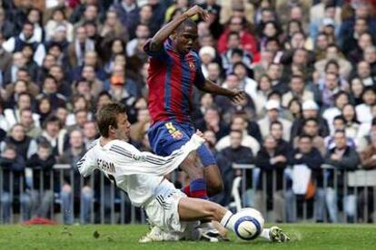 Partido de Liga de Primera División entre el Real Madrid y el Barcelona.