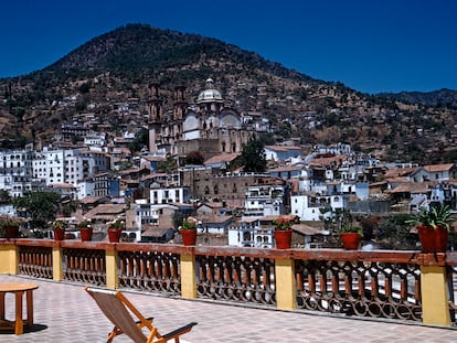 Vista de la ciudad de Taxco, en Guerrero.