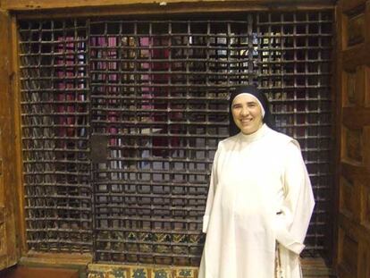 Sor Lola, en el monasterio Sancti Spiritus, fundado en 1307.
