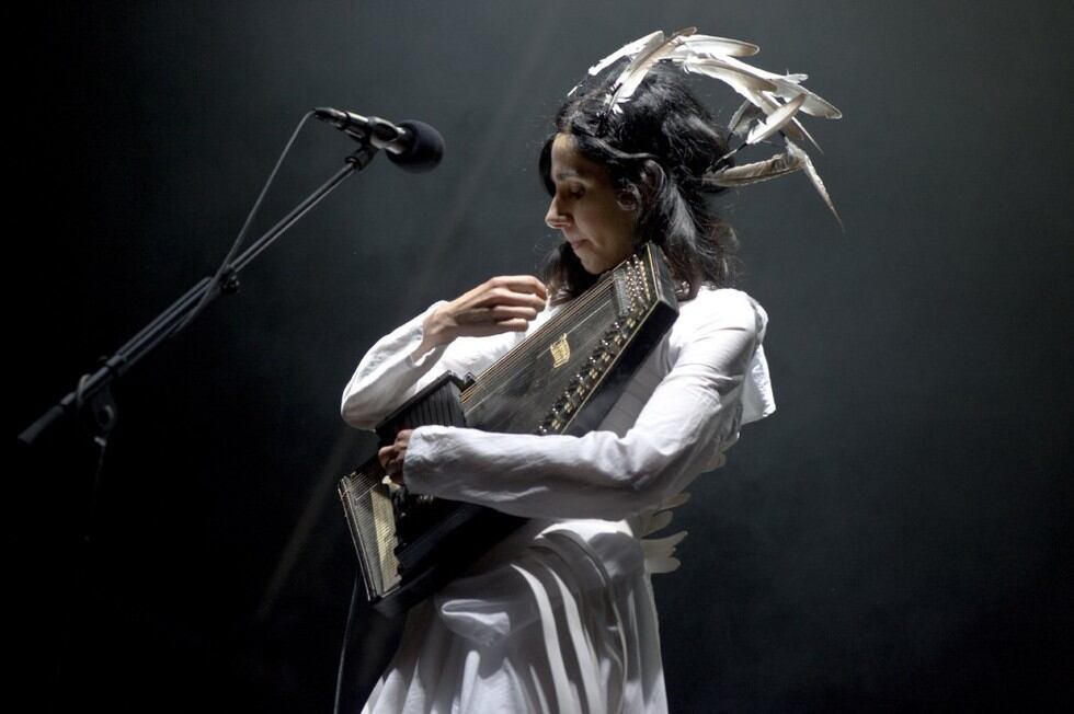 PJ Harvey en la gira de 'Let England Shake'.