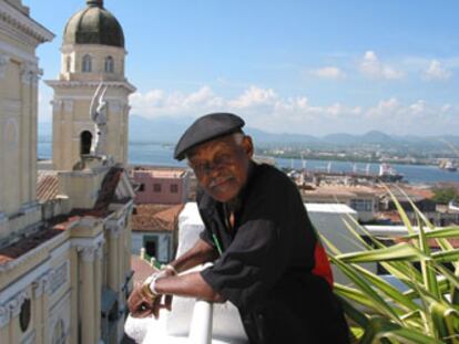 El músico cubano Ibrahim Ferrer, en La Habana.