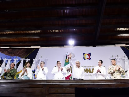 López Obrador, durante la Conferencia Nacional de Gobernadores (CONAGO) el pasado 21 de febrero.