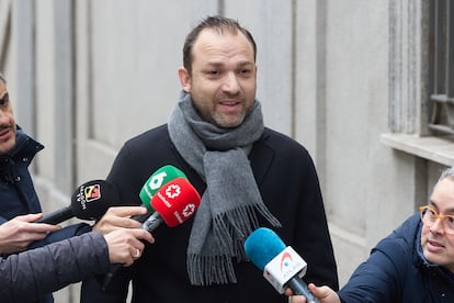El hijo del exministro José Luis Ábalos, Víctor Ábalos, al Tribunal Supremo este martes.