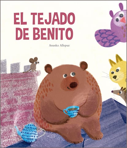 Portada de 'El tejado de Benito', de Anuska Allepuz, editado por NubeOcho.