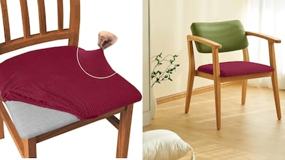ofertas de ultima hora en amazon en lotes de fundas para las sillas del comedor.
