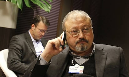 Jamal Khashoggi, en Davos (Suiza) en 2011.