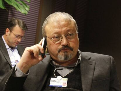 Jamal Khashoggi, en Davos (Suiza) en 2011.