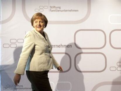 La canciller alemana Angela Merkel.  