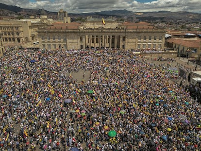 La manifestación en oposición a Gustavo Petro, en imágenes