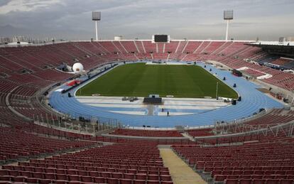 Vista geral do Estádio Nacional de Chile.