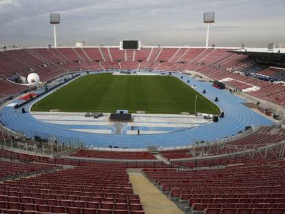 Vista geral do Estádio Nacional de Chile.