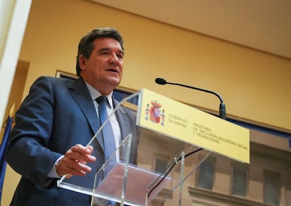 El ministro de Inclusión, Seguridad Social y Migraciones, José Luis Escrivá.