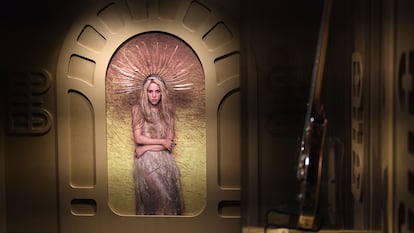 Una imagen de Shakira durante la gira mundial de promoción de su álbum 'El dorado'.