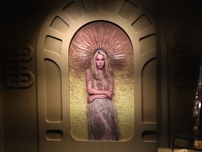 Una imagen de Shakira durante la gira mundial de promoción de su álbum 'El dorado'.