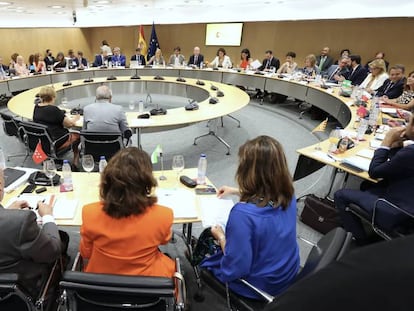 Reunión del Consejo de Política Fiscal y Financiera celebrada este miércoles presidido por la ministra de Hacienda, María Jesús Montero.