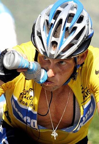 Armstrong, en una etapa de montaña de la pasada edición del Tour de Francia.