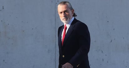 Francisco Correa, a la entrada de la Audiencia Nacional durante el juicio del caso Gürtel.